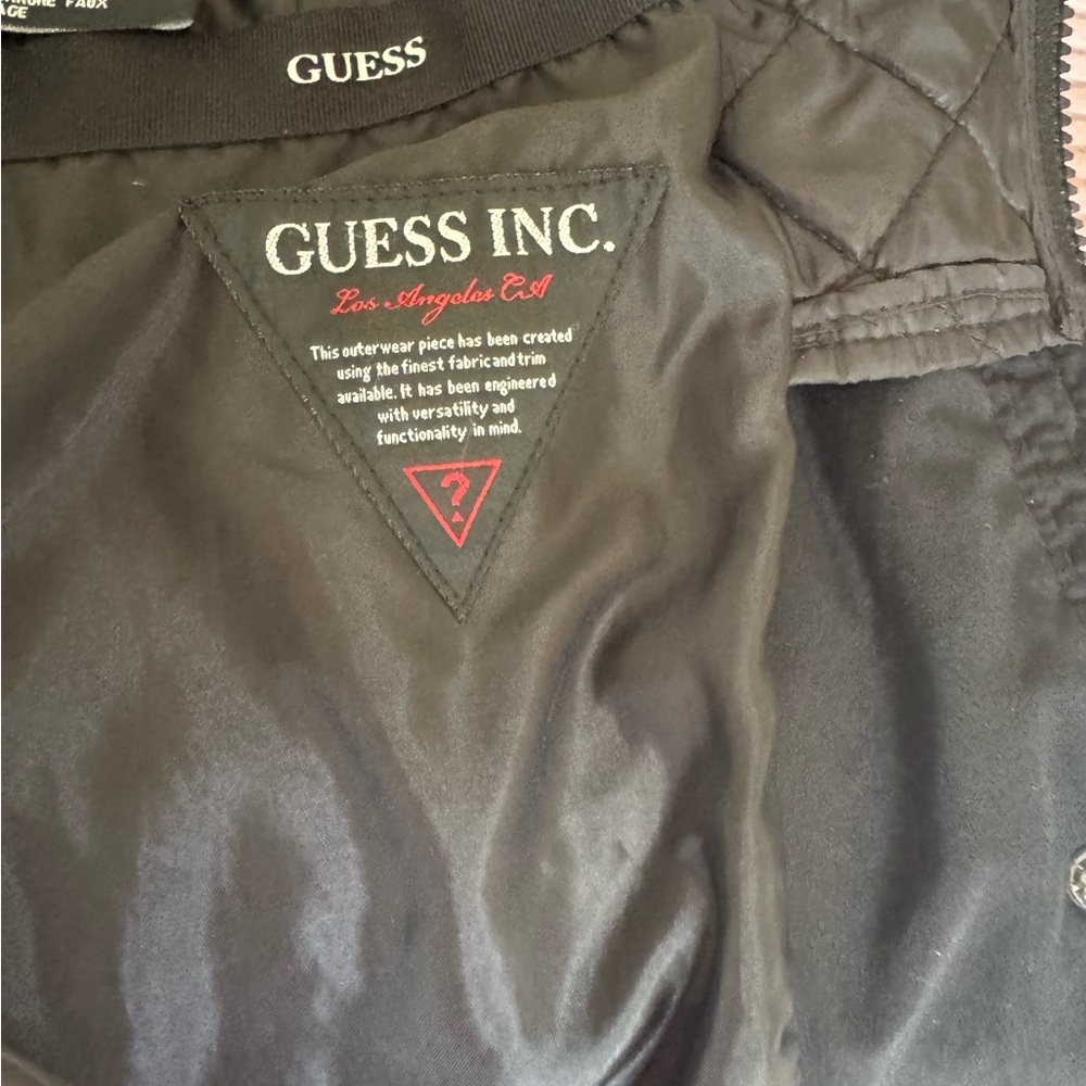 Guess, Nicely used twice only Black Puffer Jacket/Hood and Weather-Resistant. - Picture 12 of 16